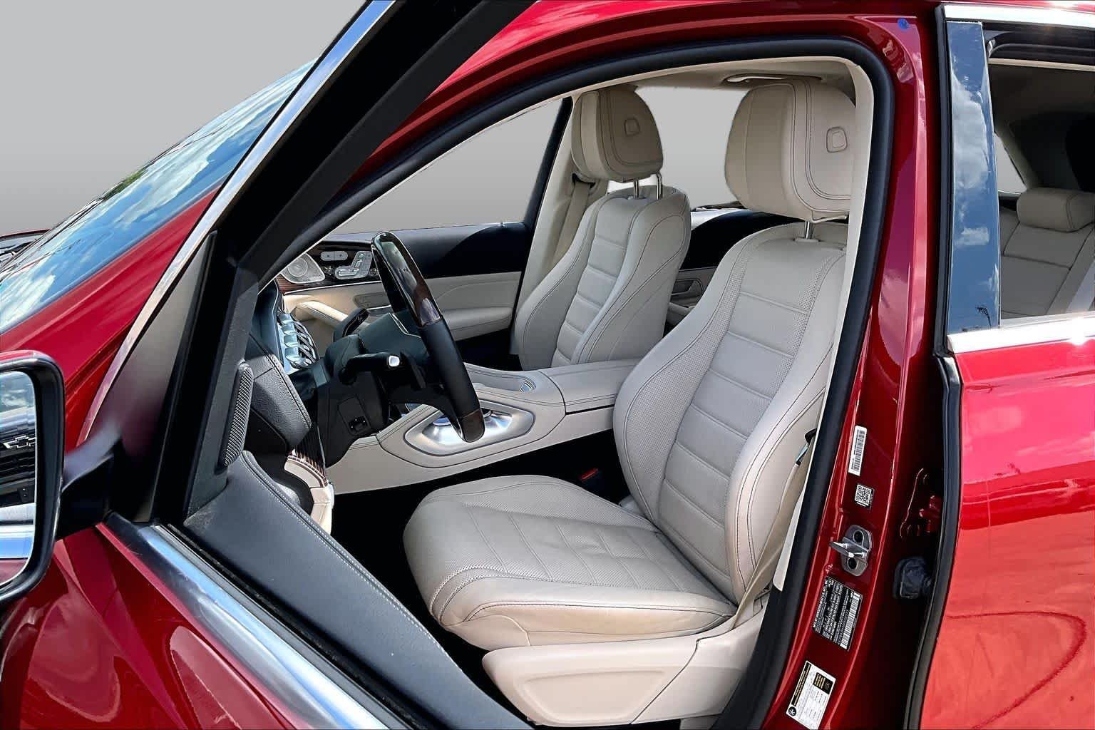 Used 2021 designo Cardinal Red Metallic Mercedes-Benz GLE 350 image 8