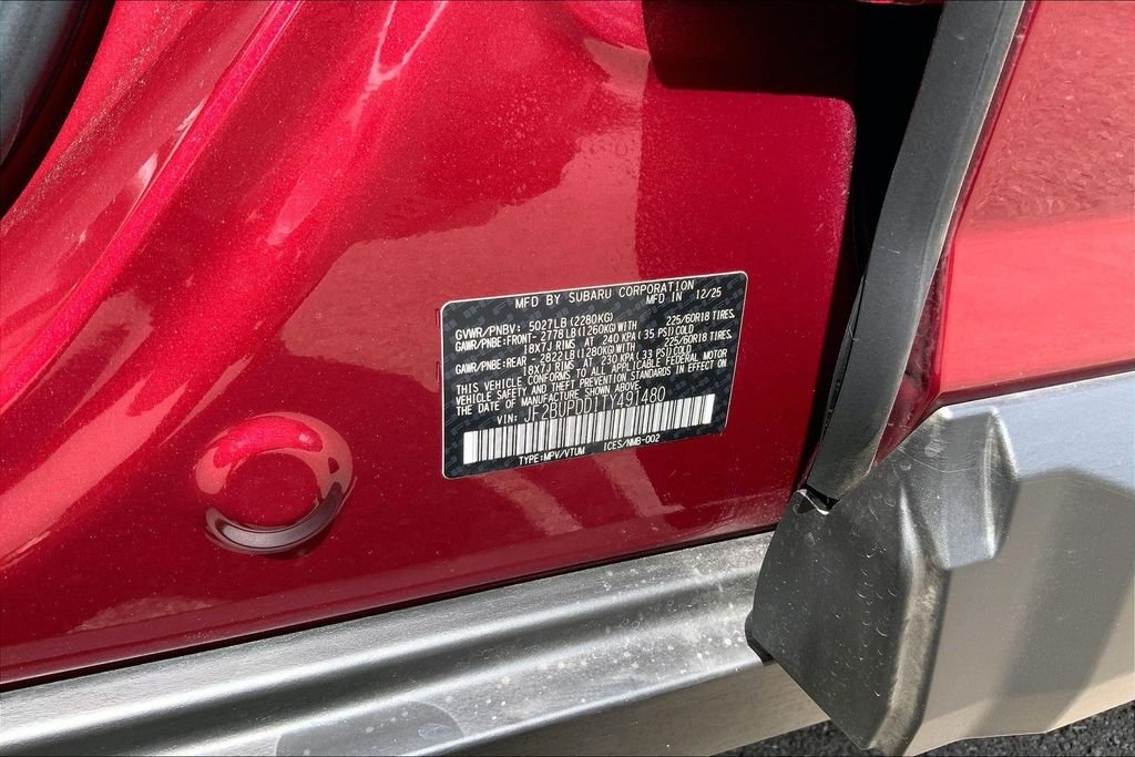 Certified Used 2026 Red Subaru Limited image 19