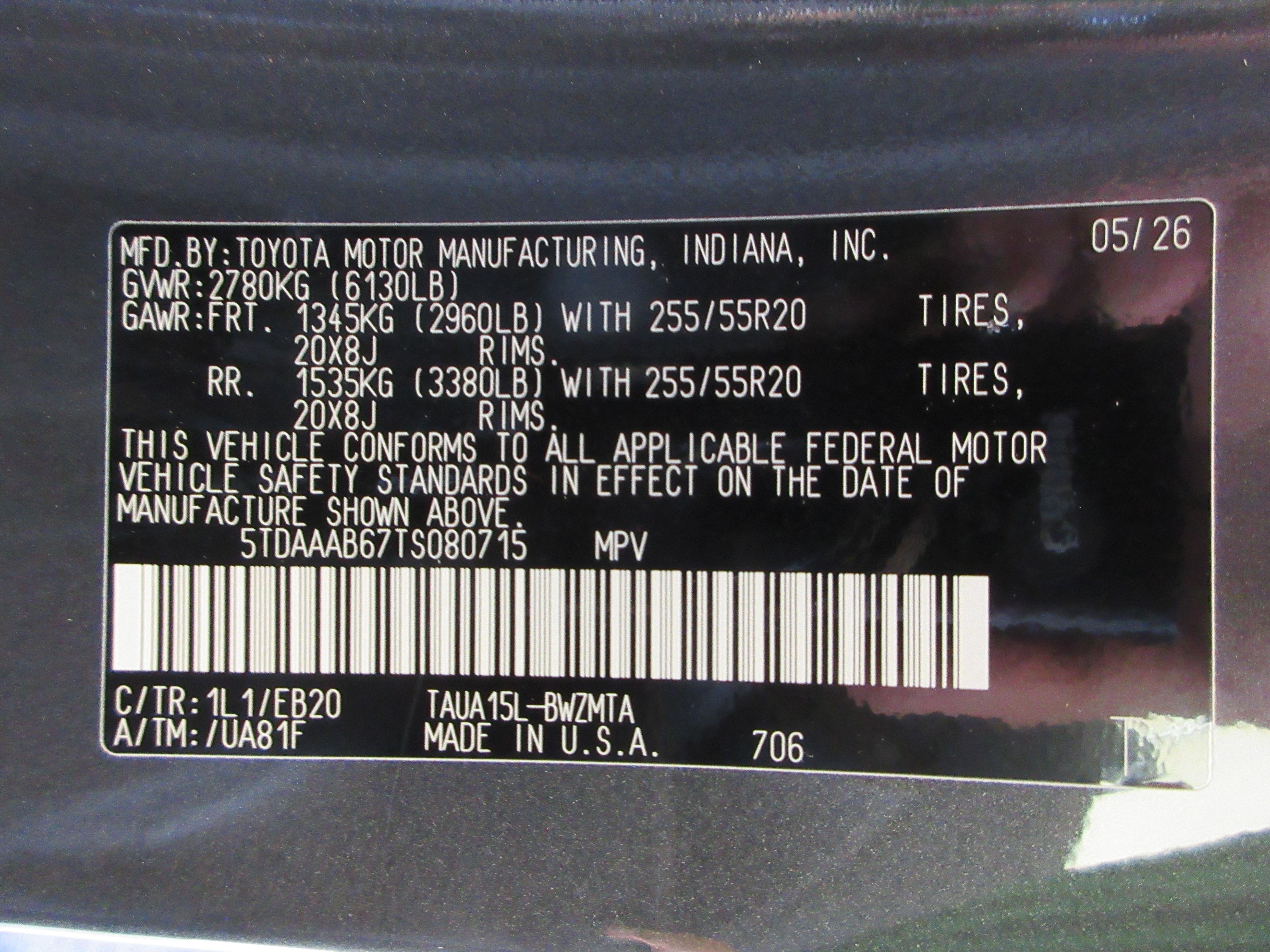 New 2026 Cloudburst Gray Lexus PREMIUM AWD image 58