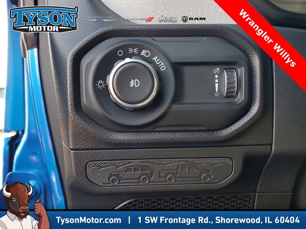 New 2026 Hydro Blue Pearl-Coat Exterior Paint Jeep Willys image 20