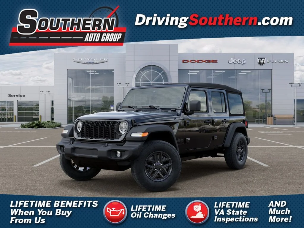 New 2026 Black Clearcoat Jeep Sport S image 1