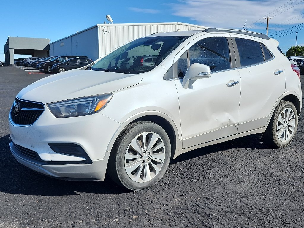 Used 2019 White Frost Tricoat Buick Preferred image 1