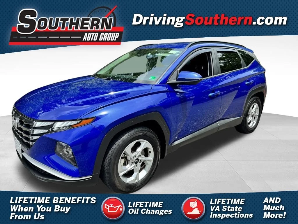Used 2022 Blue Hyundai SEL image 1