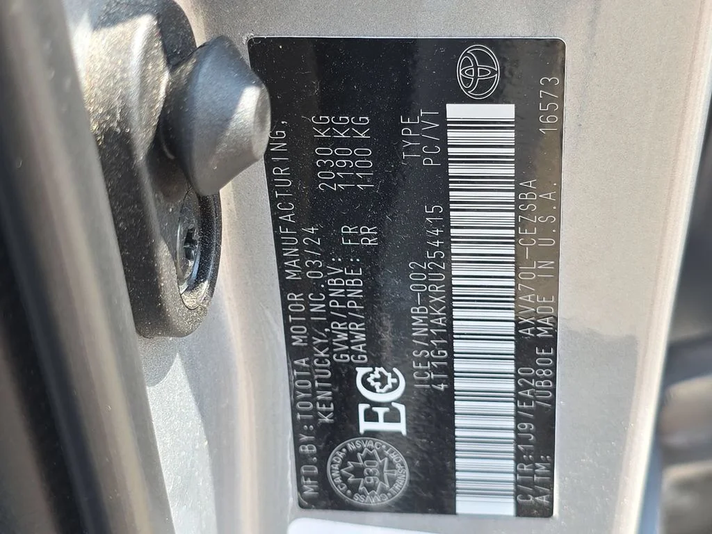 Used 2024 Silver Toyota SE image 15