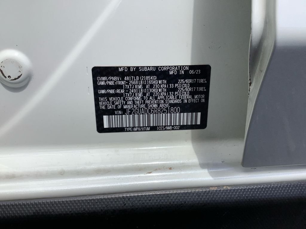 Used 2024 White Subaru Premium image 20