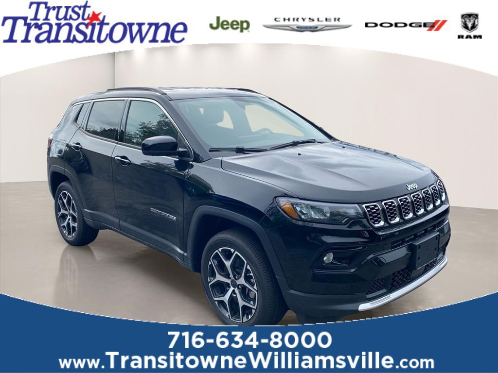 New 2026 Diamond Black Crystal Pearl-Coat Exterior Paint Jeep Limited image 1