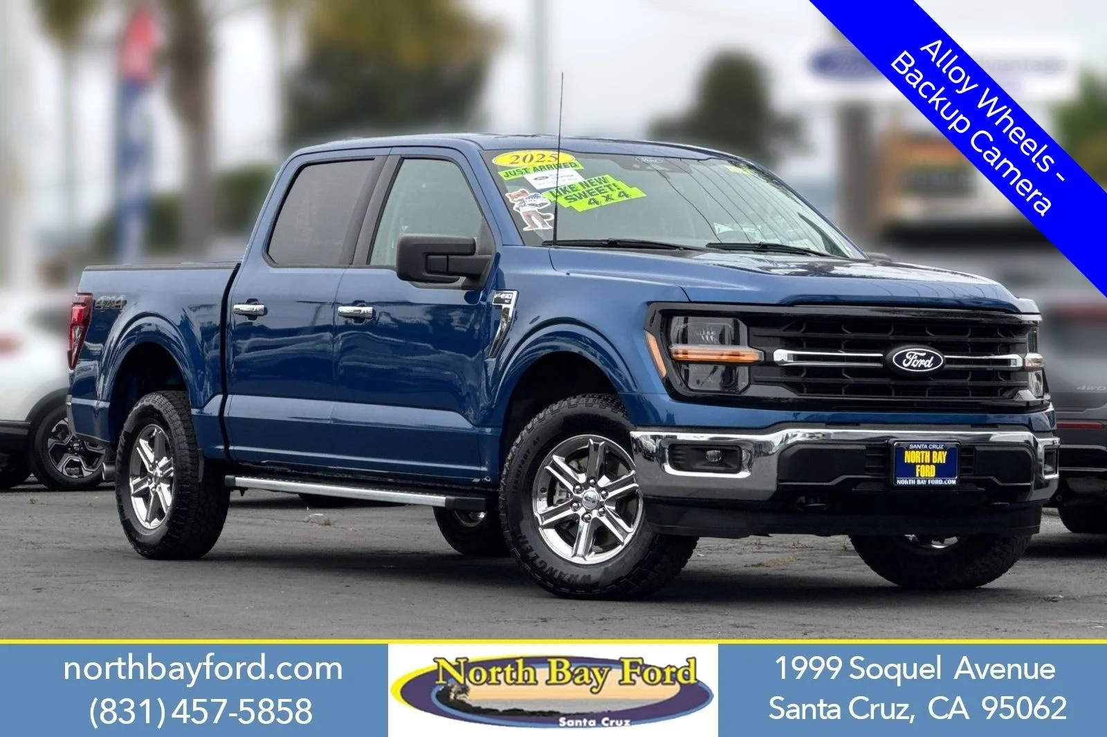 Certified Used 2025 Blue Metallic Ford XLT image 1