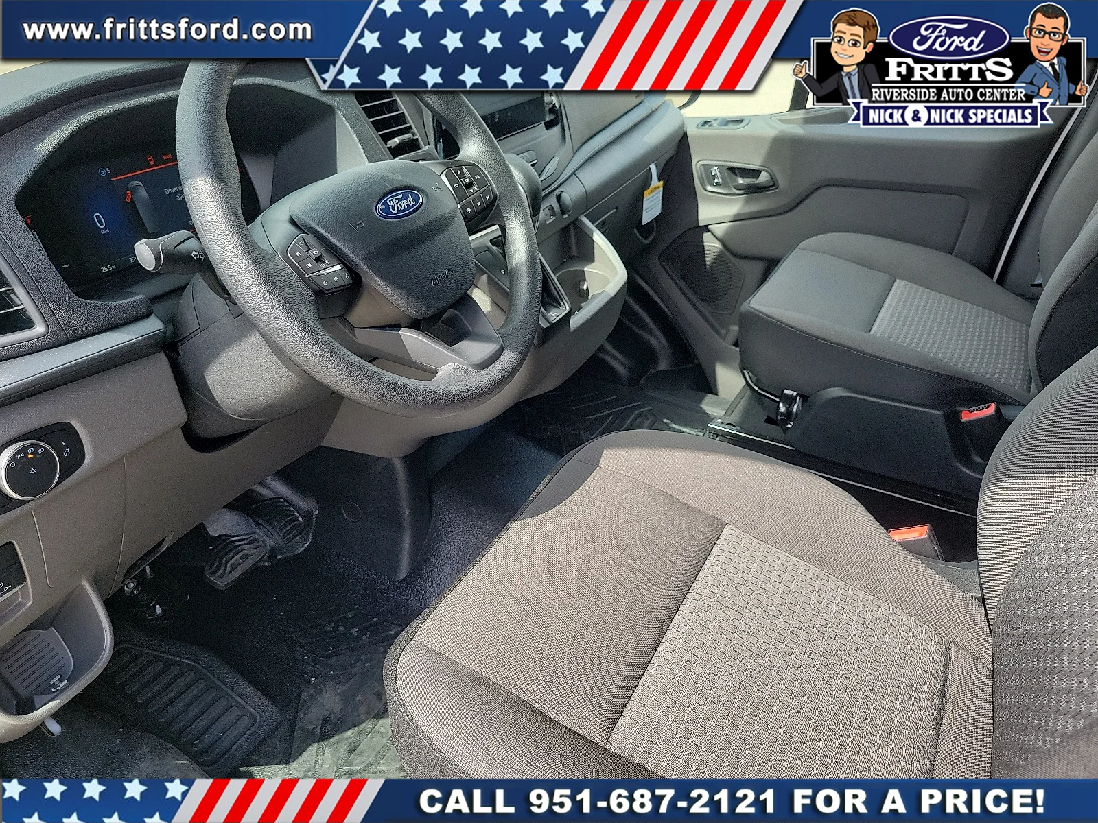 New 2026 Oxford White Ford Cargo Van image 3