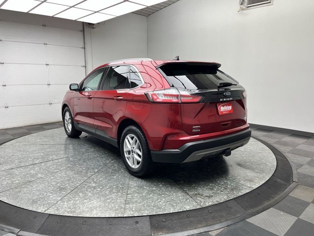 Used 2021 Rapid Red Metallic Tinted Clearcoat Ford SEL image 2