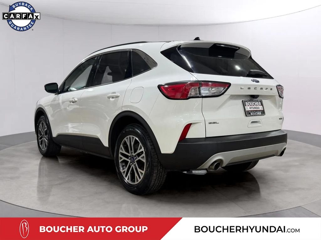 Used 2020 White Metallic Ford SEL image 5