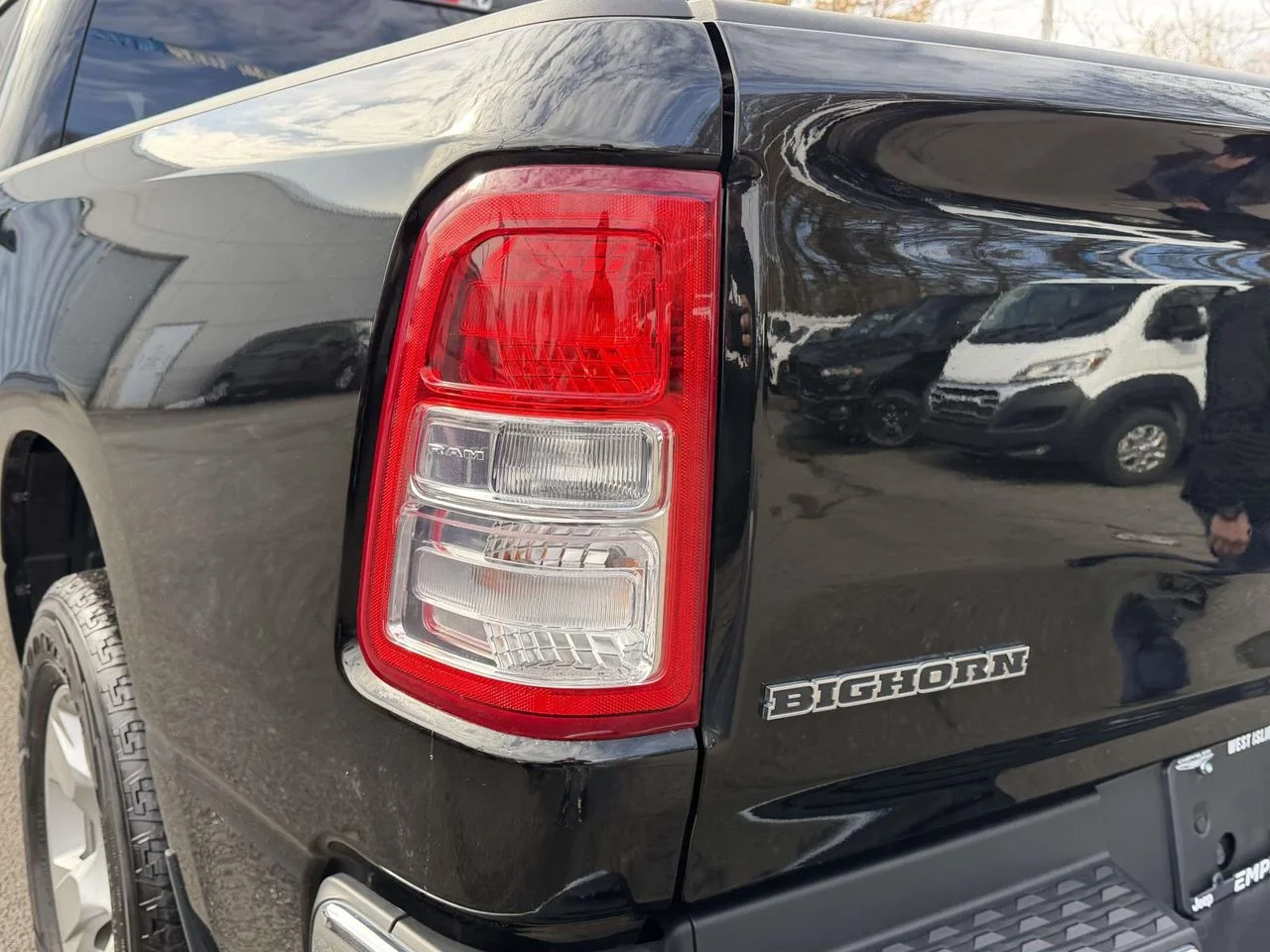 Used 2023 Diamond Black Crystal Pearlcoat RAM Big Horn Crew Cab 4x4 64