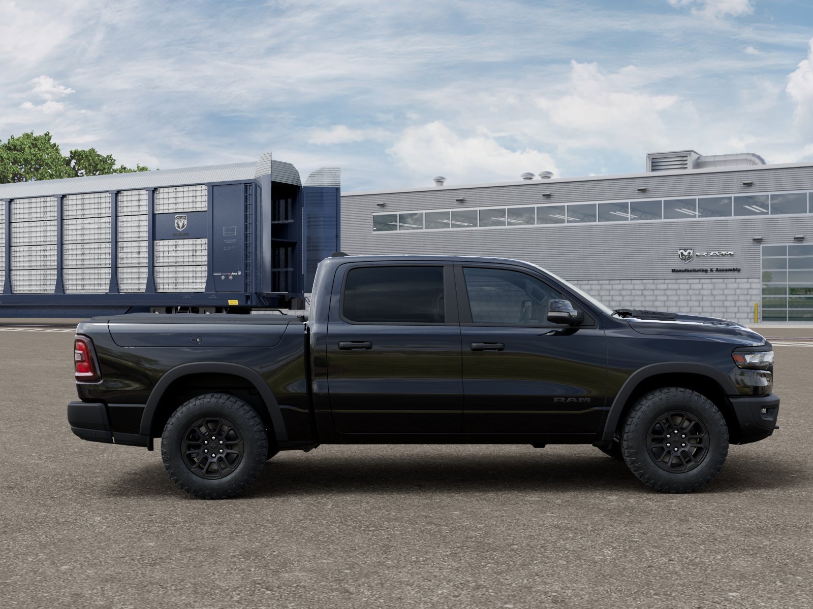 New 2026 Diamond Black Crystal Pearlcoat RAM Rebel image 47