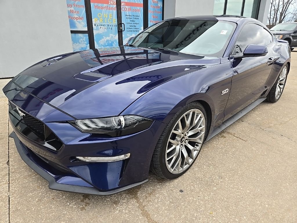 Used 2020 Ford Mustang GT Premium with VIN 1FA6P8CF4L5123267 for sale in Kansas City