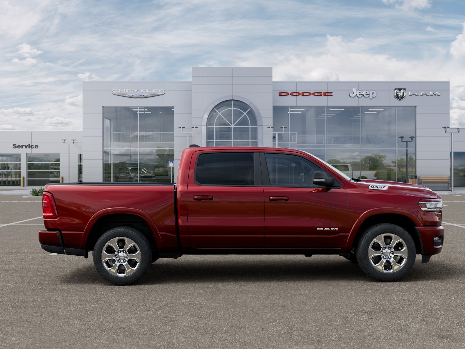 New 2025 Delmonico Red Pearlcoat RAM Big Horn image 27
