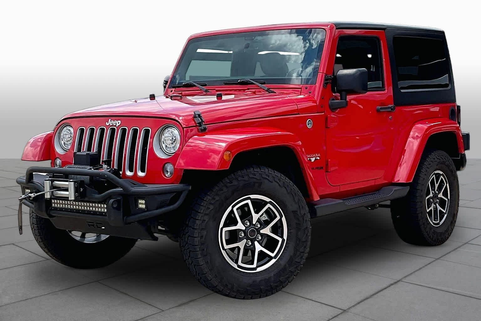 Used 2018 Firecracker Red Clearcoat Jeep Sahara image 2