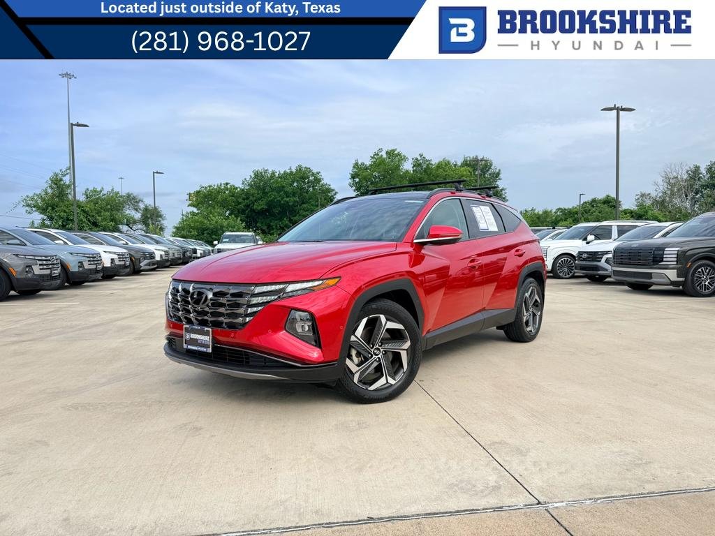 Certified Used 2023 Calypso Red Hyundai Limited image 1