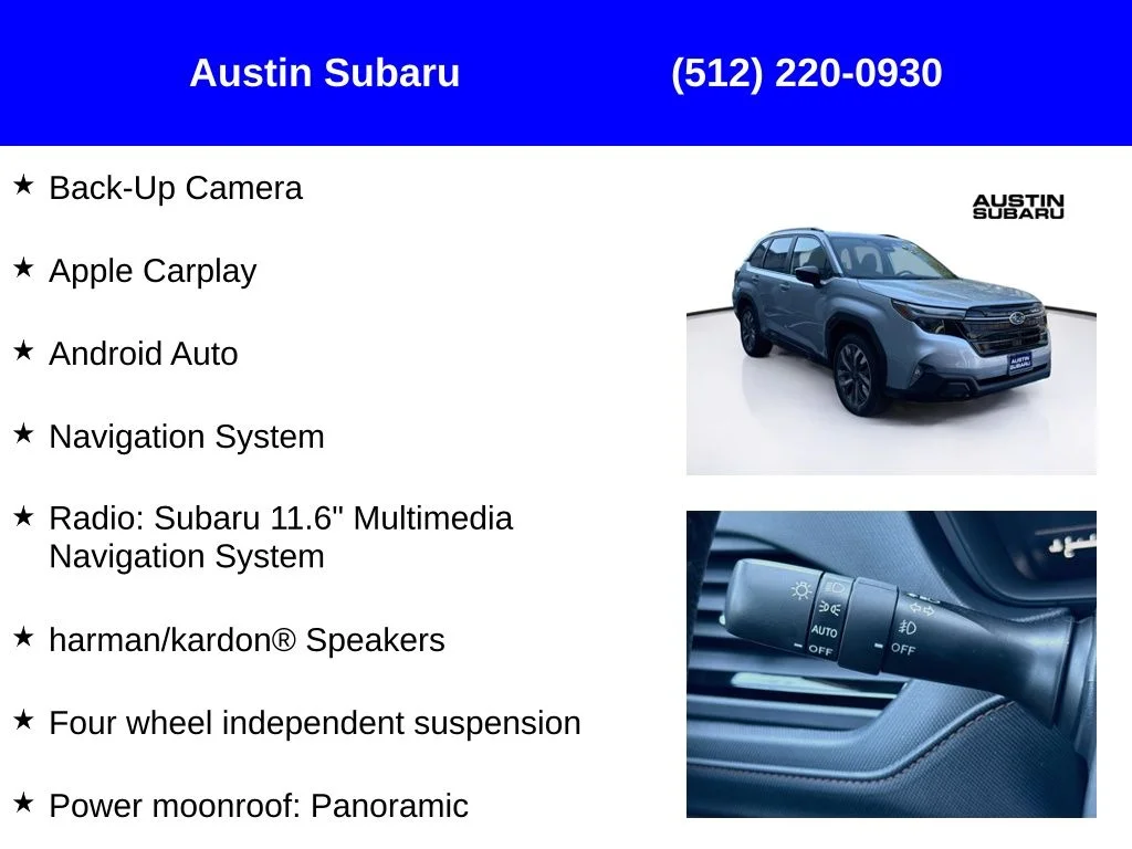 New 2026 Silver Subaru Touring Hybrid image 9