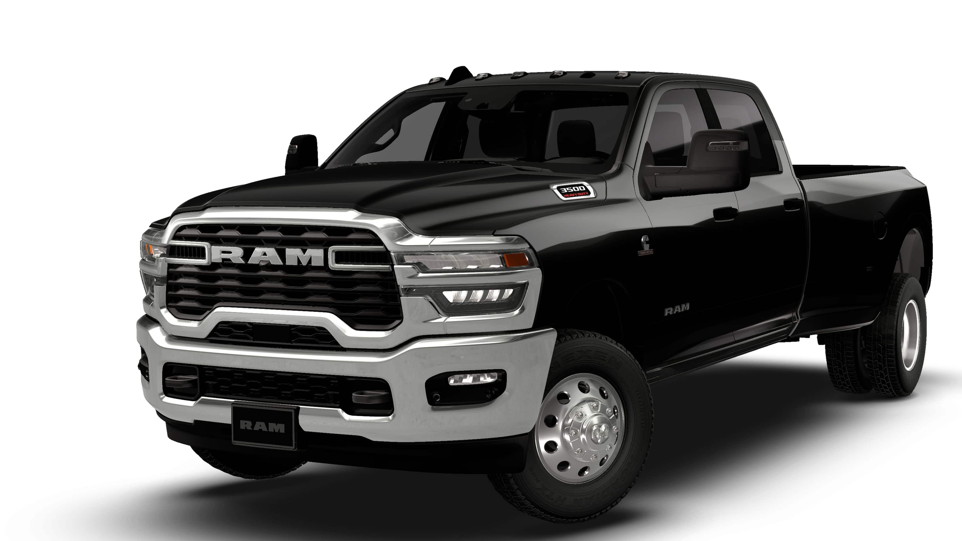 New 2027 Diamond Black Crystal Pearl-Coat Exterior Paint RAM Big Horn image 13