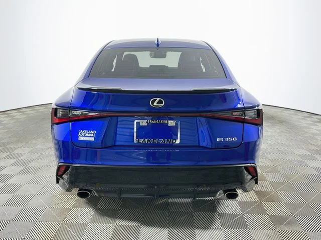 Certified Used 2021 Blue Lexus 350 F SPORT image 4