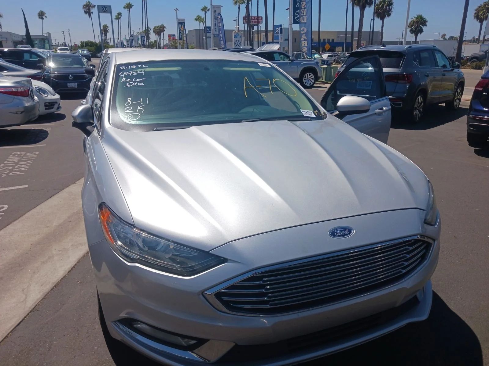 Used 2017 Ford Fusion SE with VIN 3FA6P0HD1HR408232 for sale in National City, CA