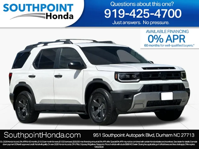 2026 Honda Passport RTL Towing