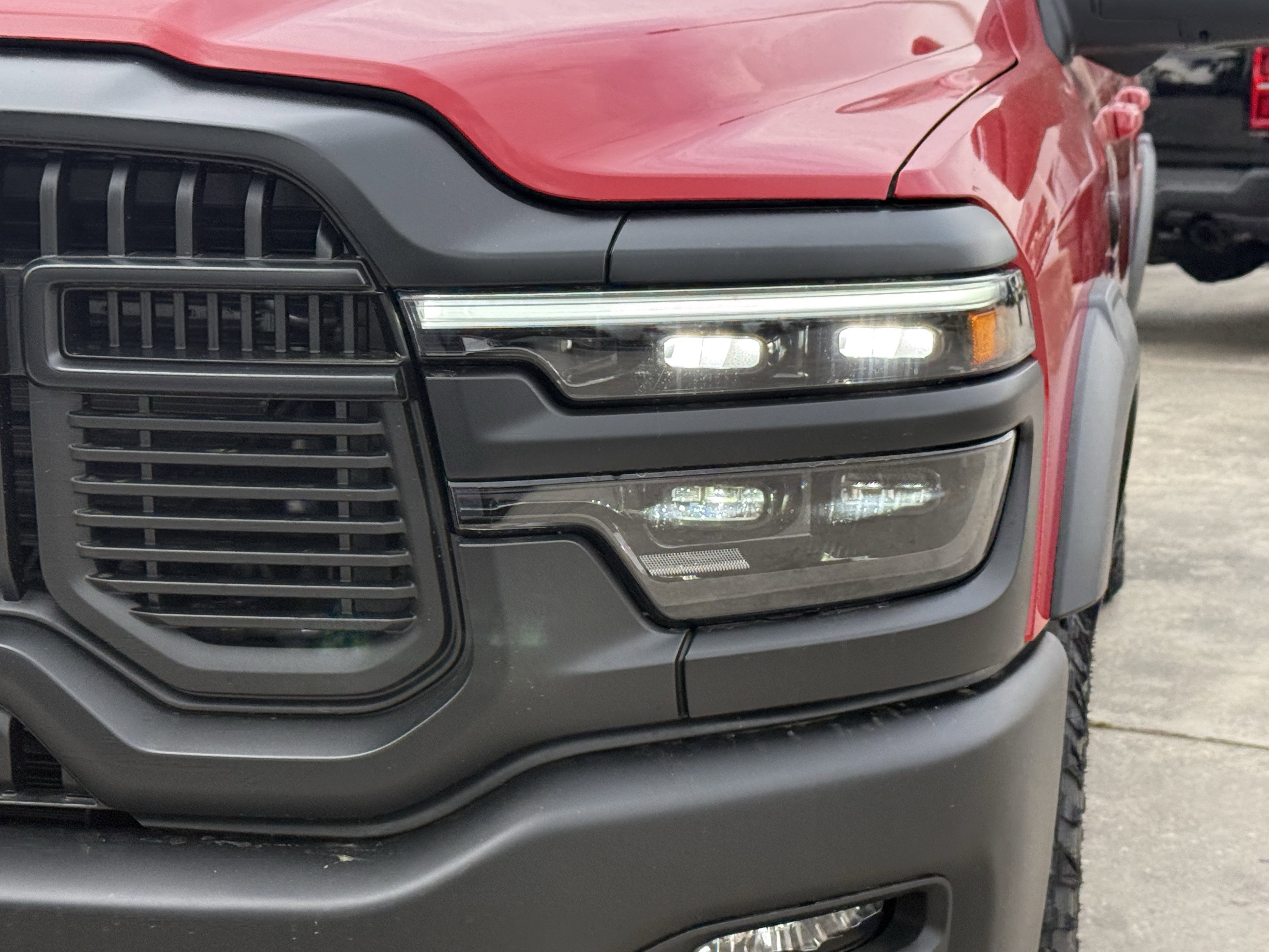 New 2026 Flame Red Clear-Coat Exterior Paint RAM Rebel image 7