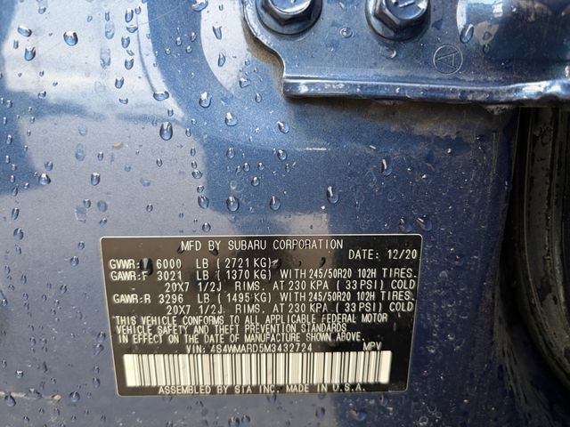 Used 2021 Blue Subaru Touring image 25