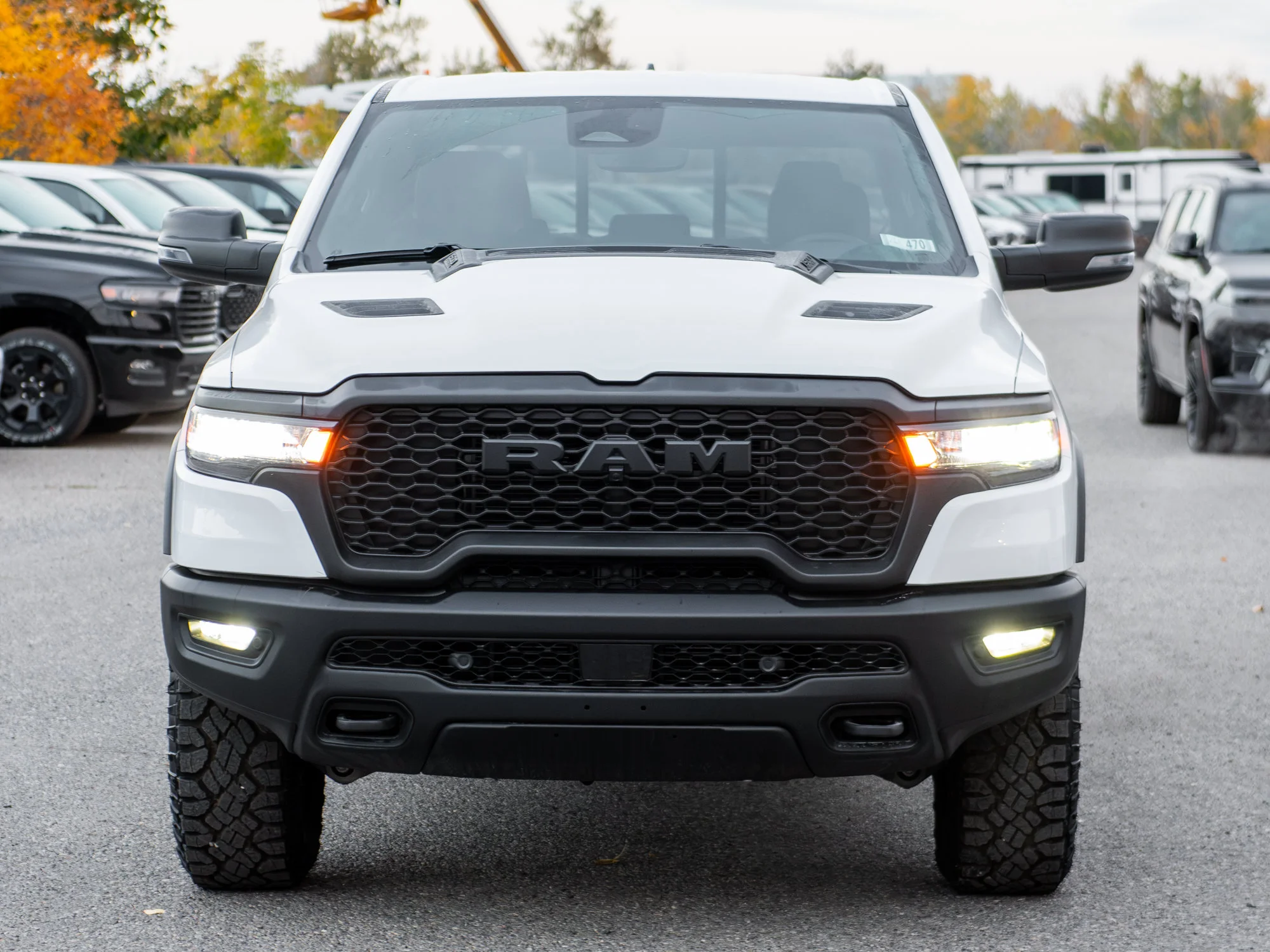 New 2026 White RAM Rebel* Crew Cab 4x4, Heated Seats/Wheel, 33 Inch A/T Tires, Rear Locking Diff image 10