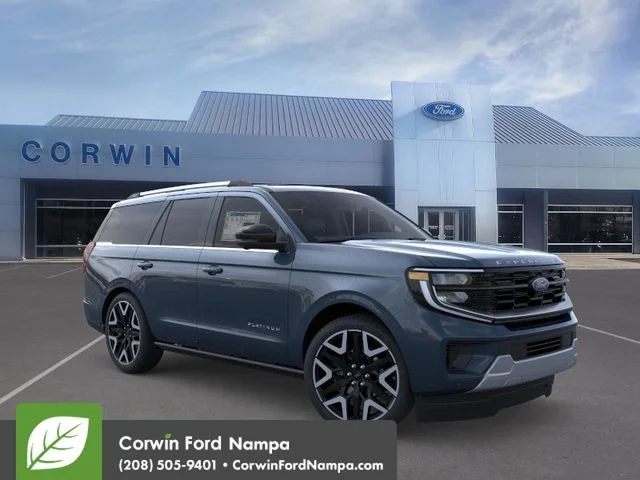 New 2026 Stone Blue Metallic Ford Platinum image 1