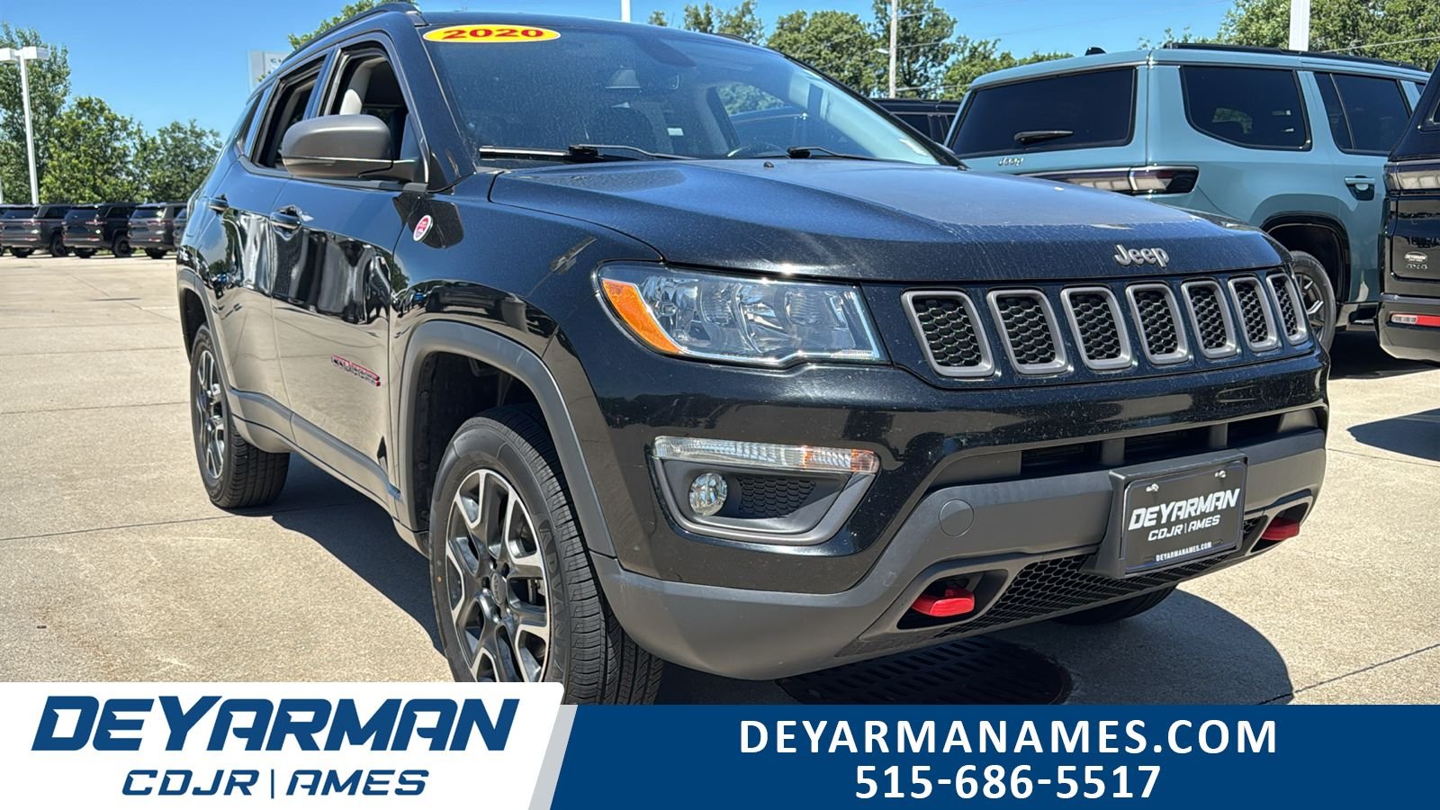 Used 2020 Black Jeep Trailhawk image 1