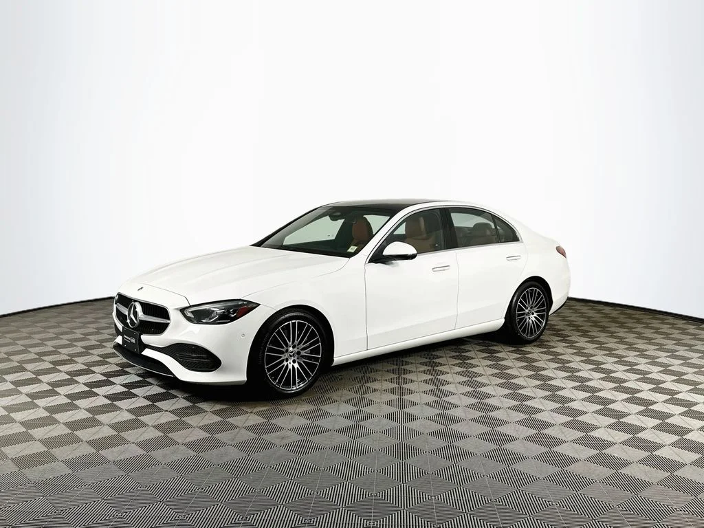 Used 2023 White Mercedes-Benz C 300 image 3