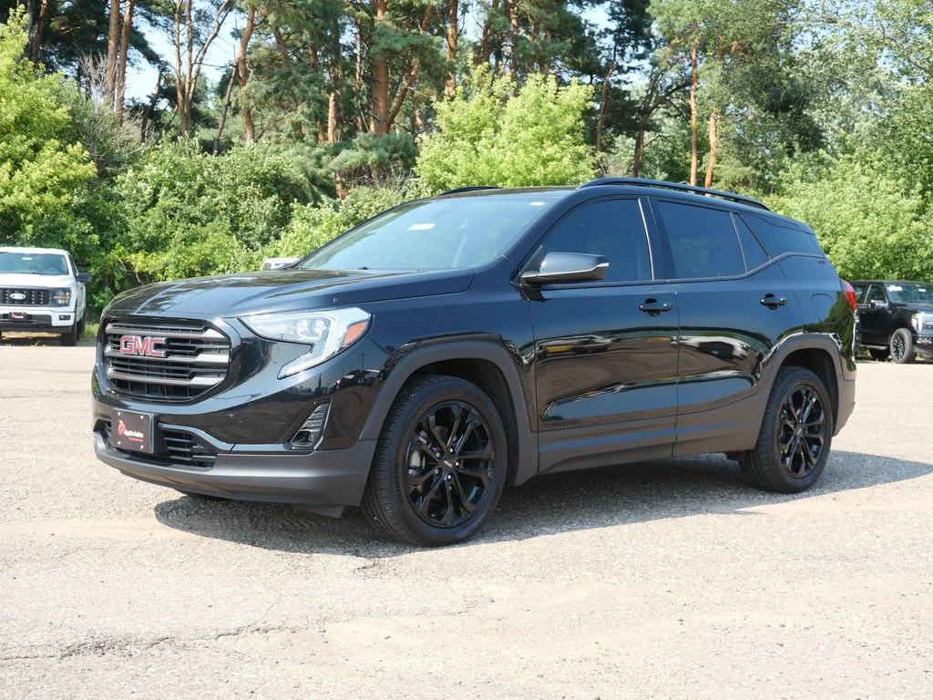 Certified 2021 GMC Terrain SLT with VIN 3GKALVEV2ML367377 for sale in White Bear Lake, Minnesota
