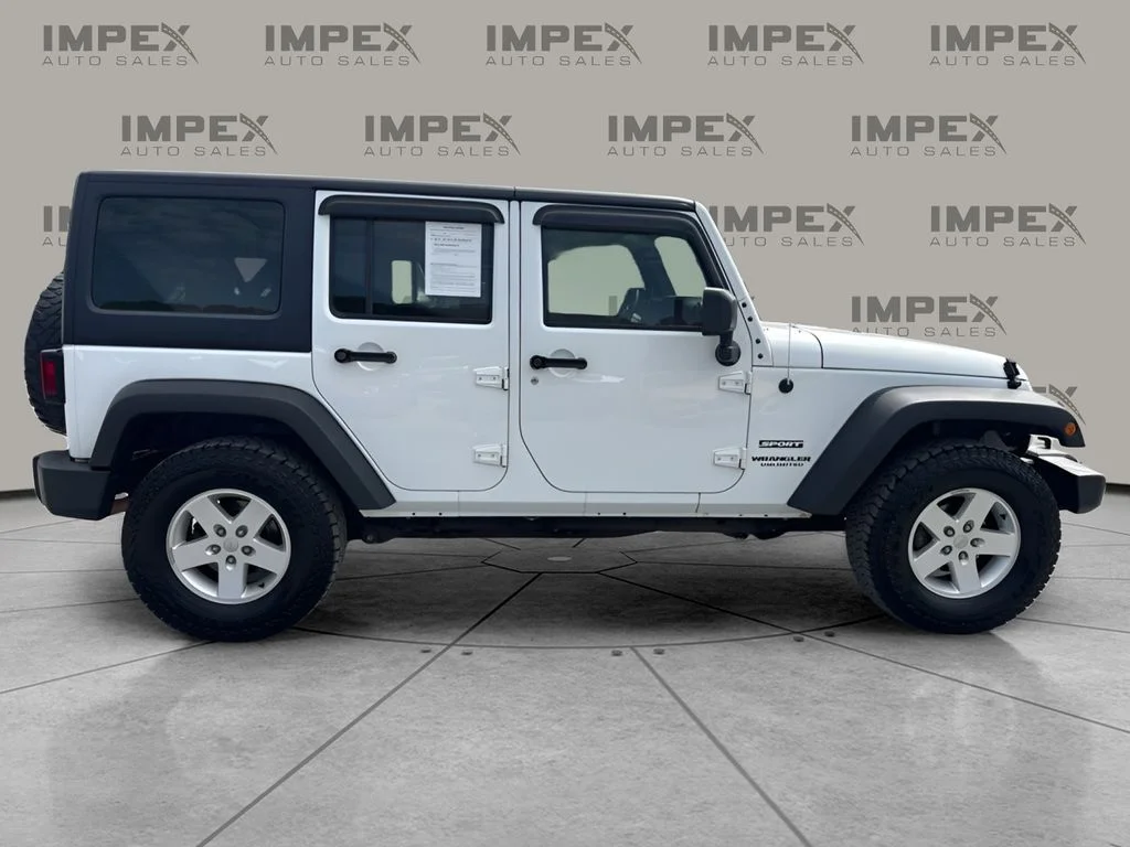 Used 2017 White Jeep Unlimited Sport image 5