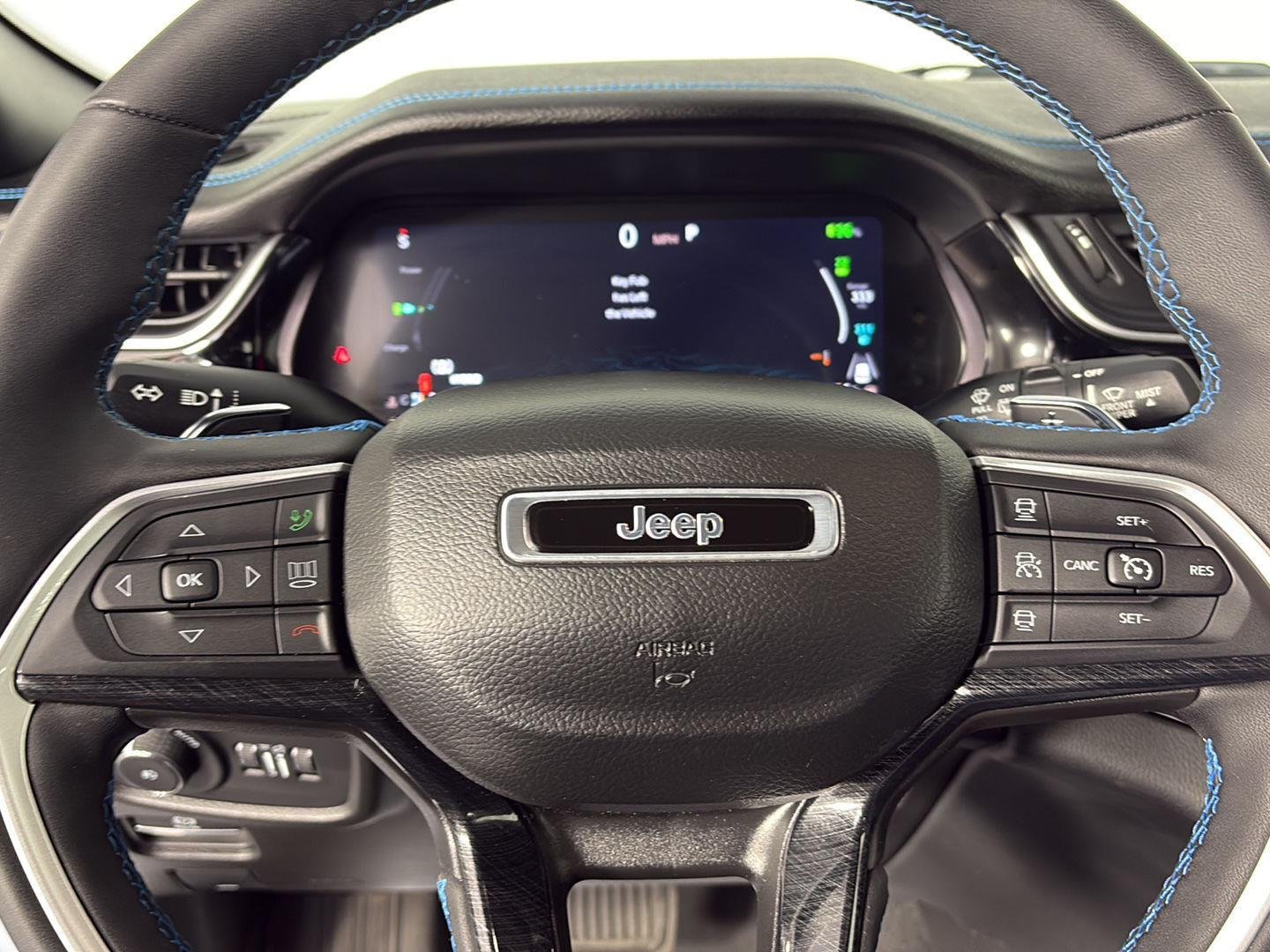 Used 2023 Bright White Clearcoat Jeep Trailhawk image 46