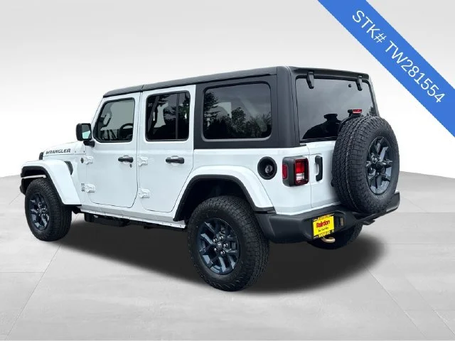 New 2026 Bright White Clear-Coat Exterior Paint Jeep 85th Anniversary Edition image 4
