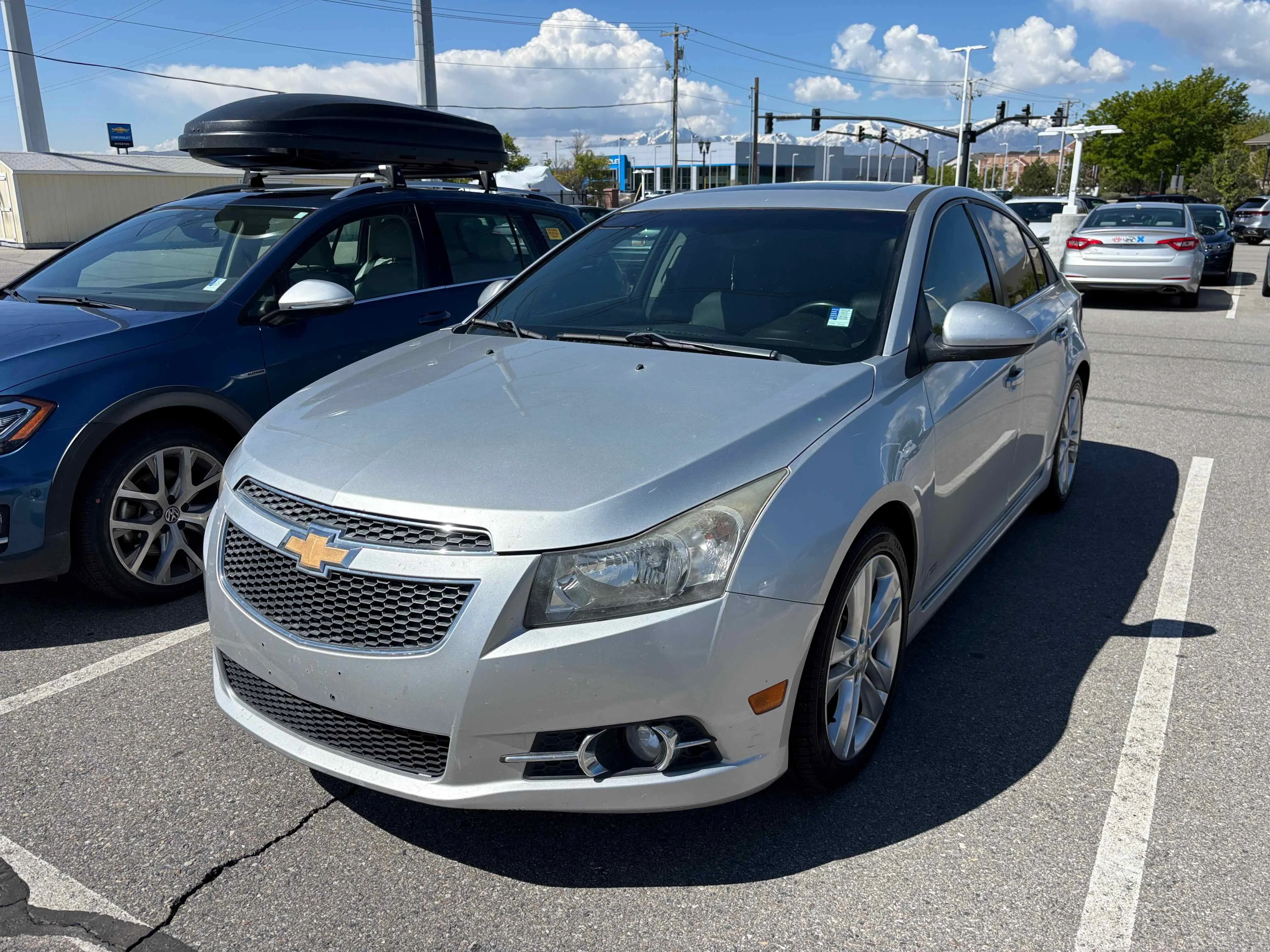 Used 2014 Silver Ice Metallic Chevrolet LTZ image 2