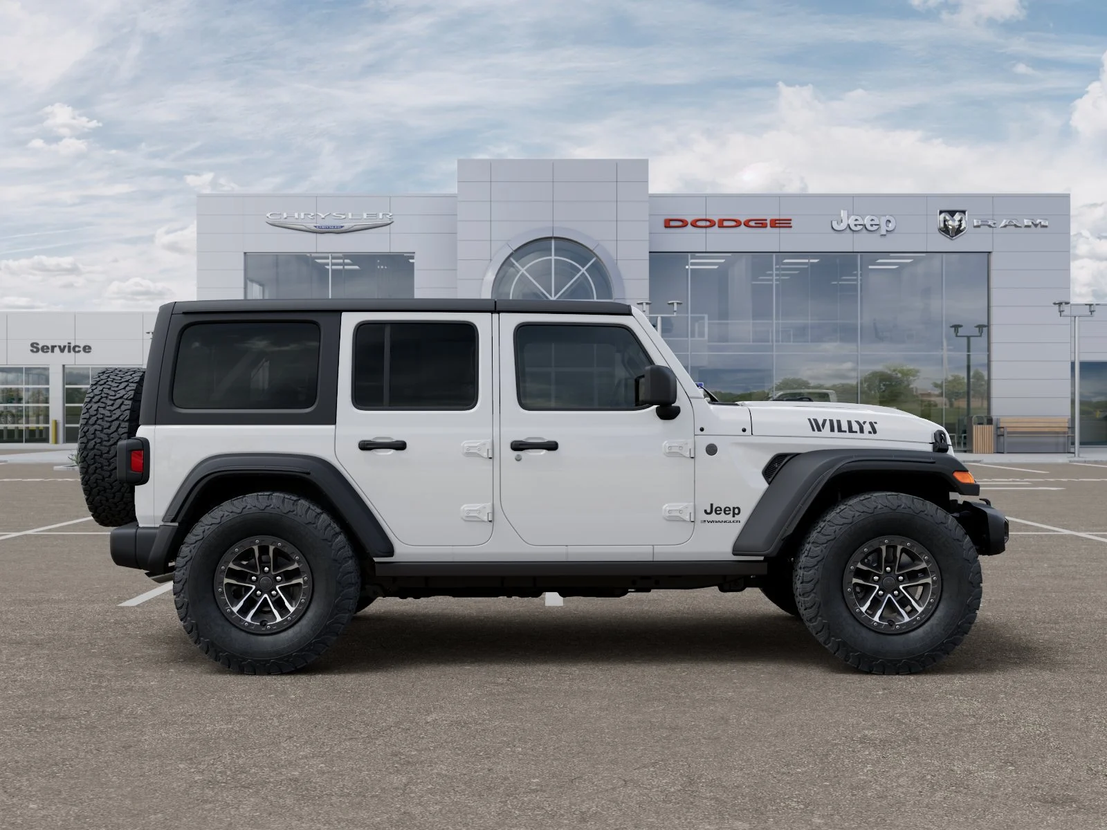 New 2026 Bright White Clear Coat Jeep Willys image 47
