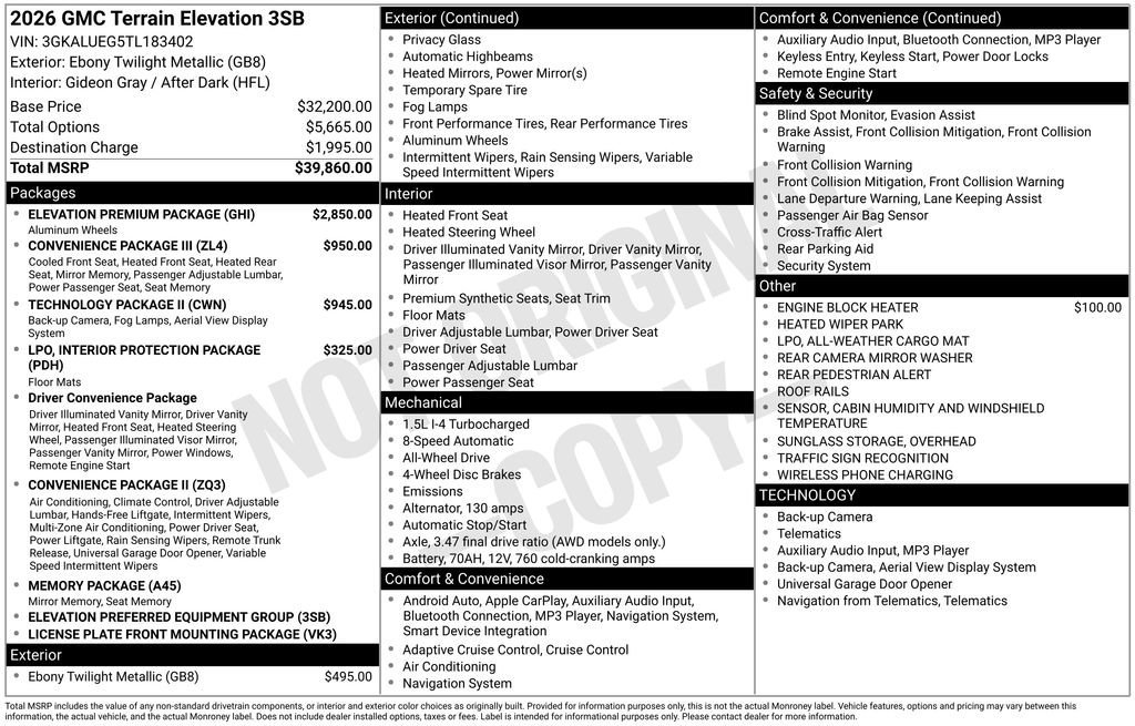 2026 GMC Terrain Elevation - Photo 6