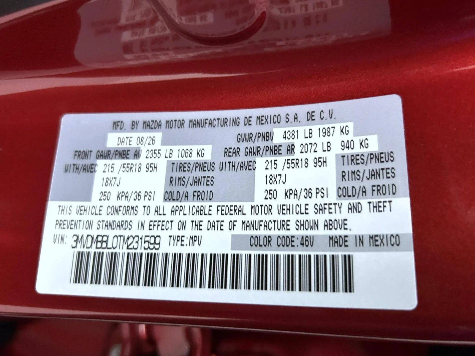 New 2026 Red Mazda 2.5 S Select Sport image 26