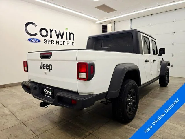 Used 2024 Bright White Clearcoat Jeep Sport image 5