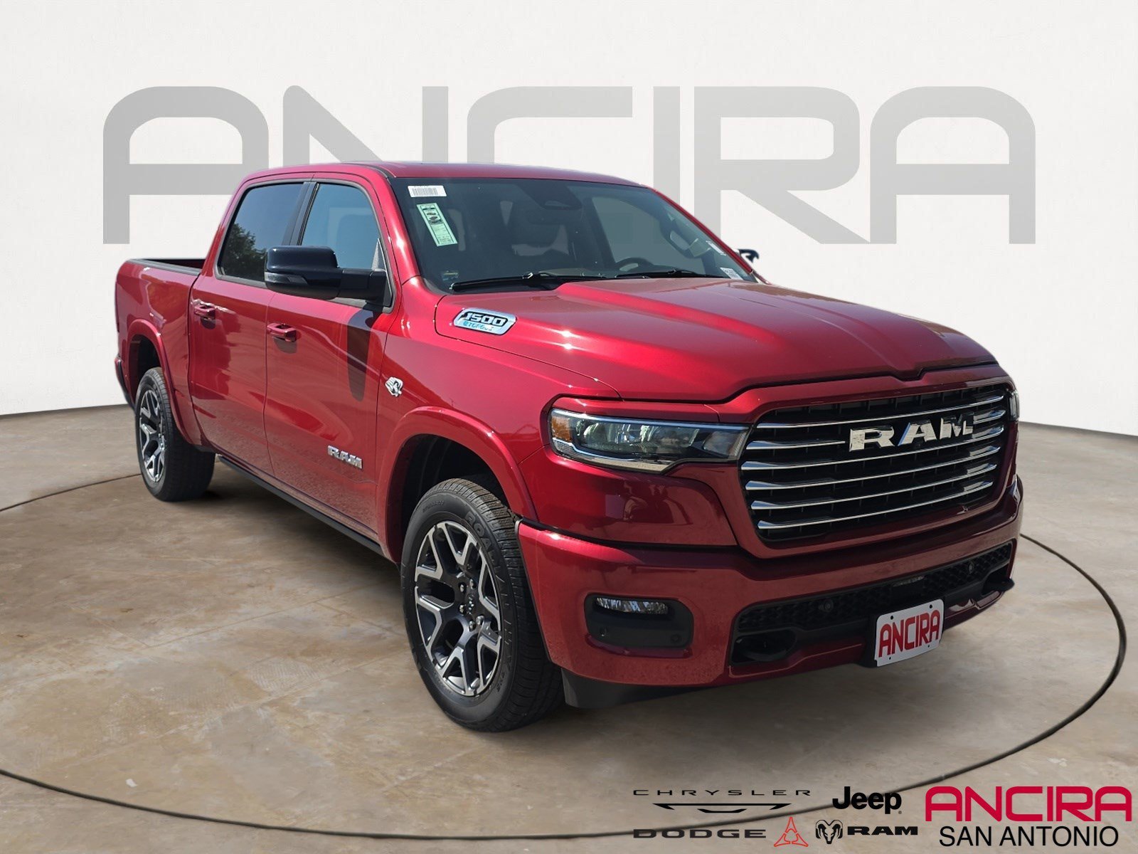 New 2026 Molten Red Pearlcoat RAM Laramie image 1