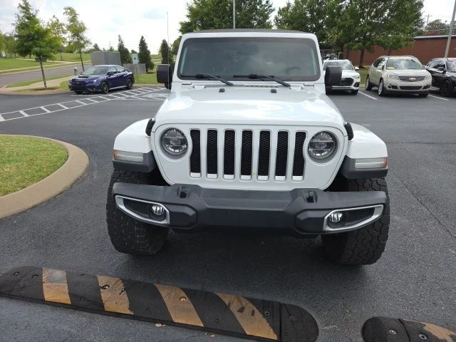 Used 2020 White Jeep Unlimited Sahara image 2