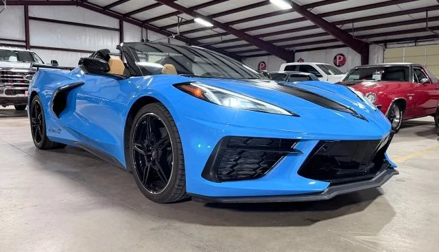Used 2023 Blue Chevrolet Stingray image 2