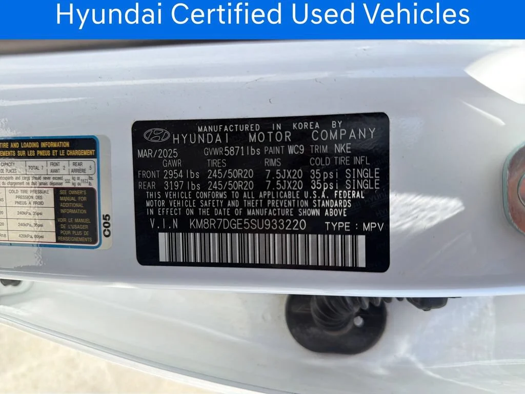 Certified Pre-Owned 2025 Hyundai Palisade Calligraphy Night Edition