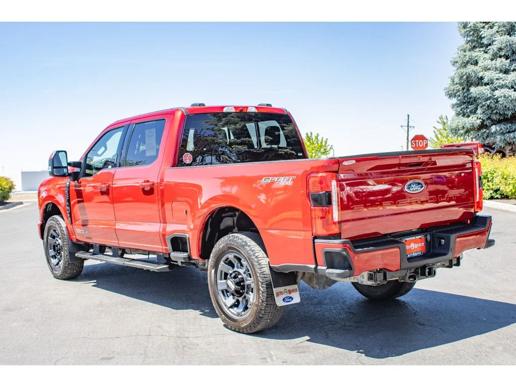 Used 2023 Rapid Red Metallic Tinted Clearcoat Ford LARIAT image 6