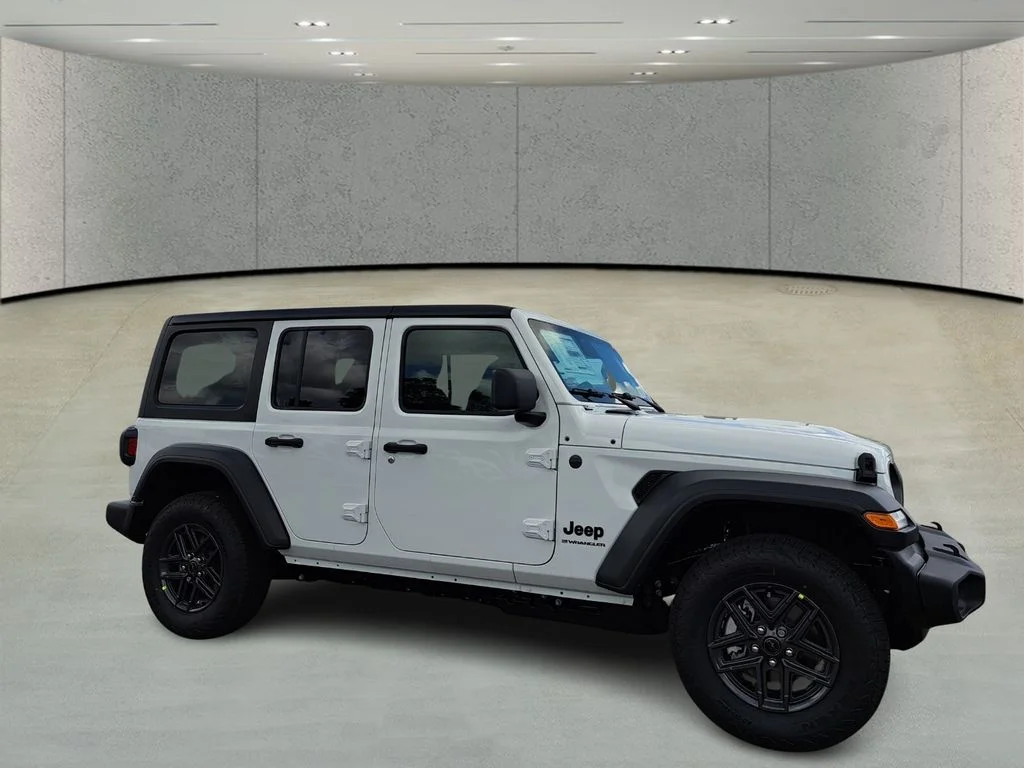 New 2026 Bright White Clear-Coat Exterior Paint Jeep Sport S image 4