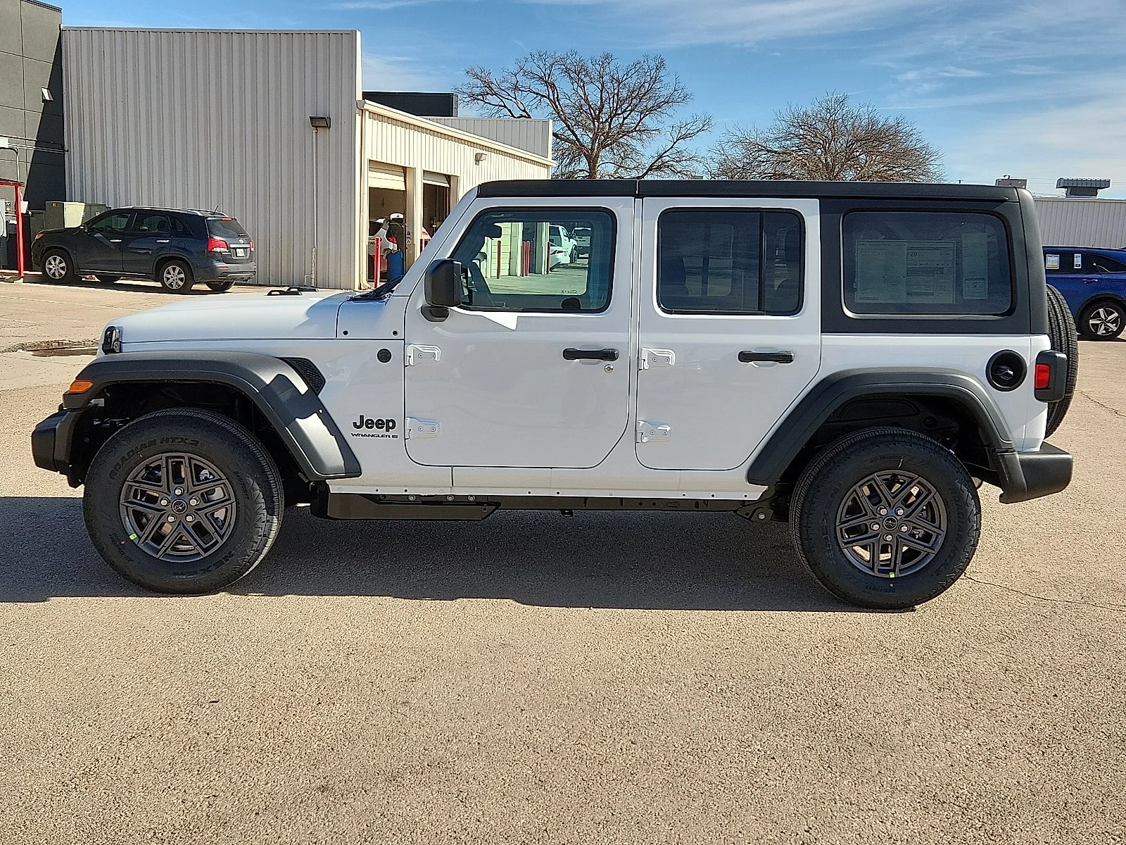 New 2026 Bright White Clear-Coat  Paint Jeep 4-DOOR SPORT S image 2