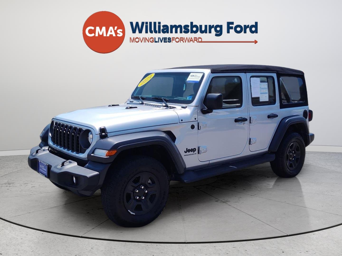 Used 2024 Silver Zynith Clearcoat Jeep Sport S image 1