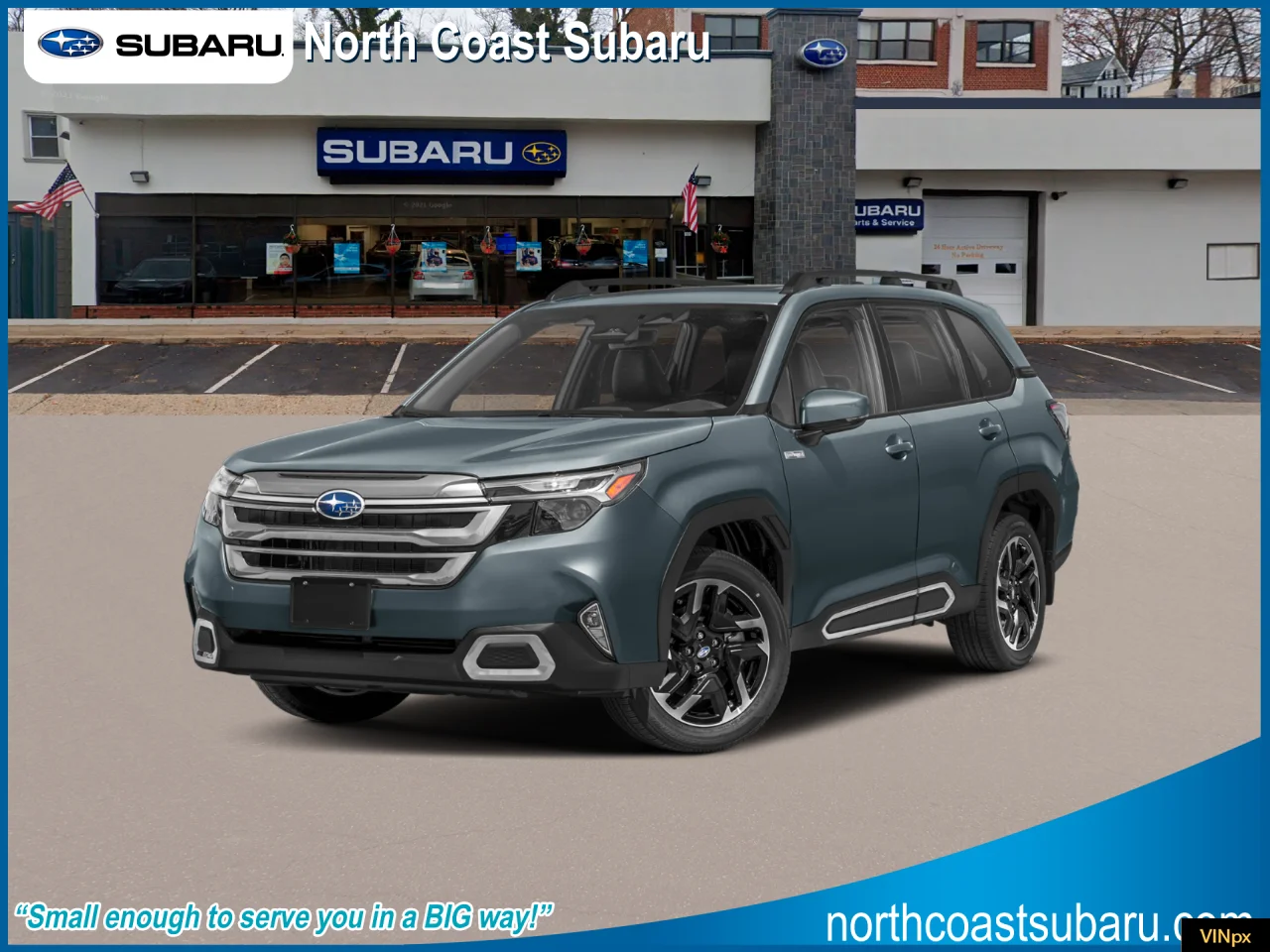 New 2026 Daybreak Blue Pearl Subaru Limited Hybrid image 1