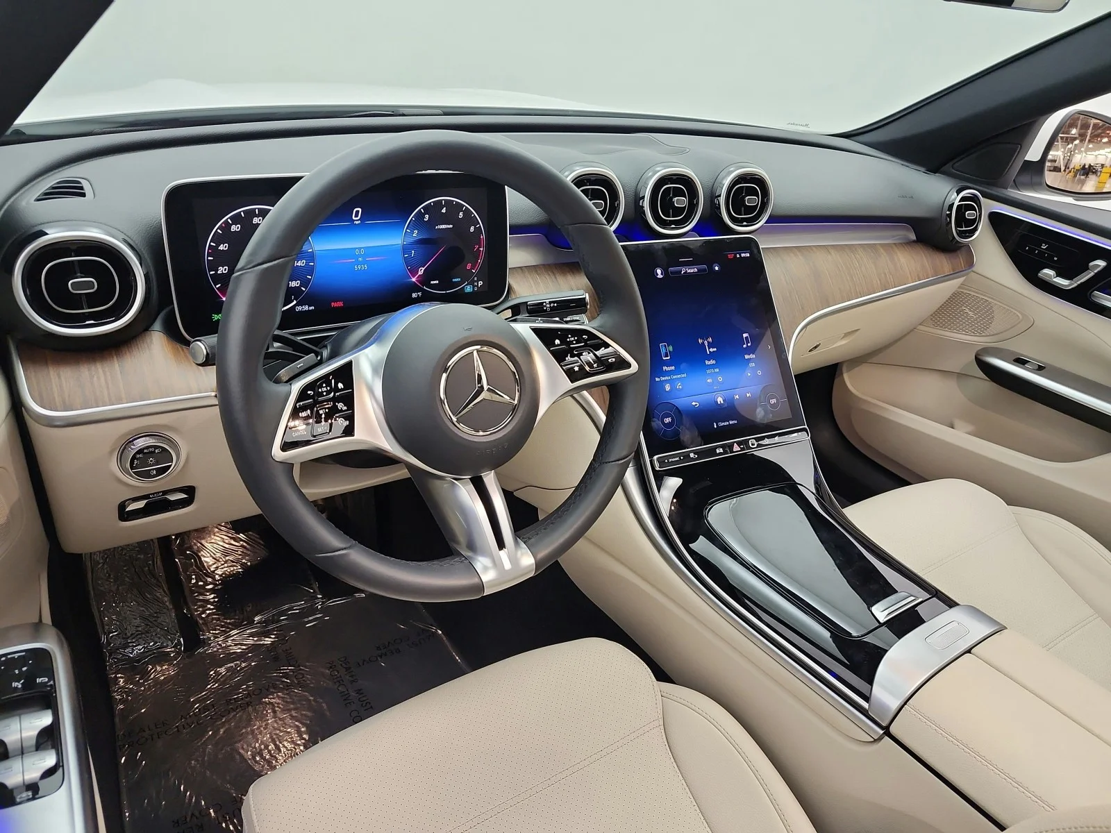 Certified Used 2023 Polar White Mercedes-Benz C 300 Sedan image 14
